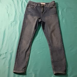 ** ASOS BLUE SKINNY JEANS, SIZE 26